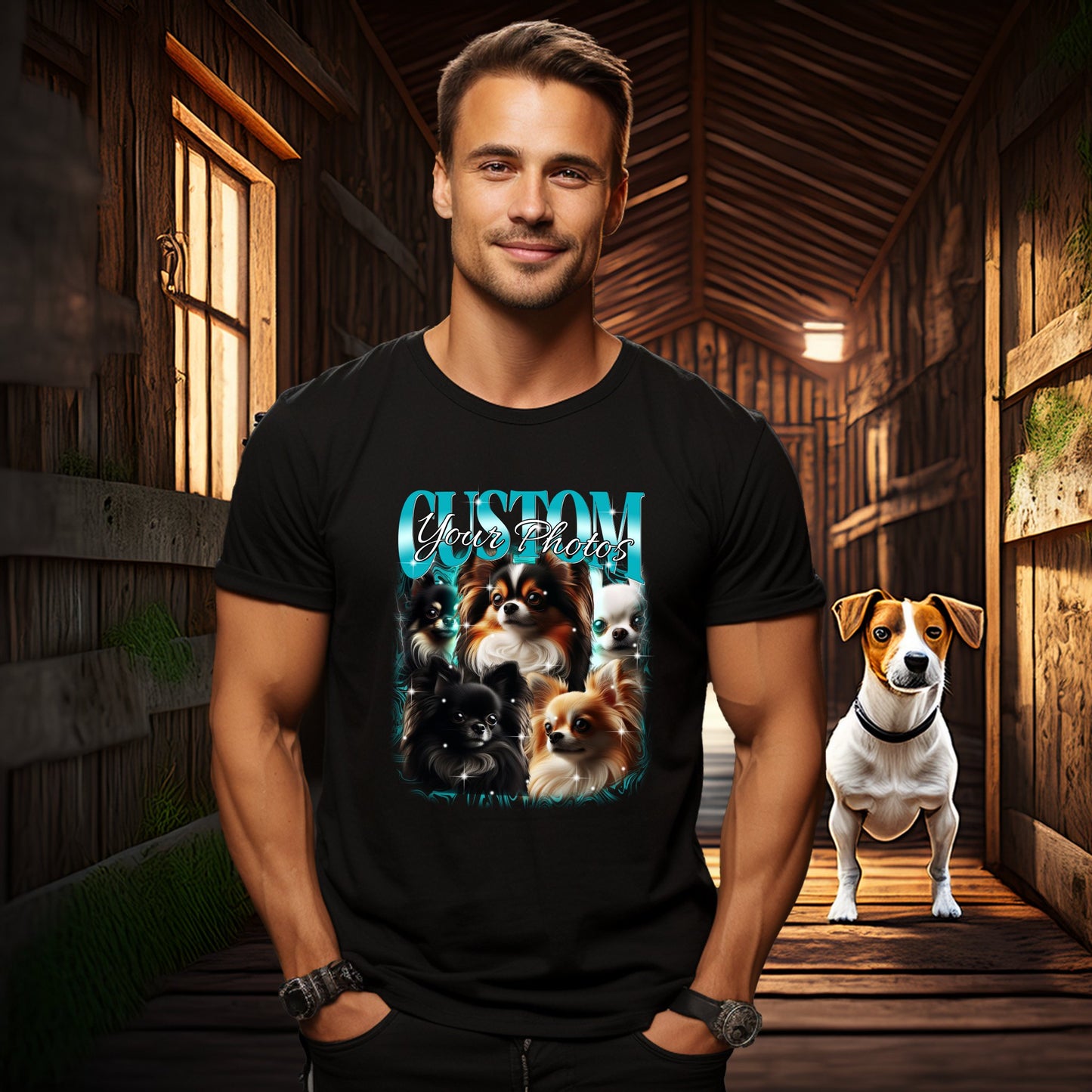 Custom Your Photo Dog Breed Shirt product