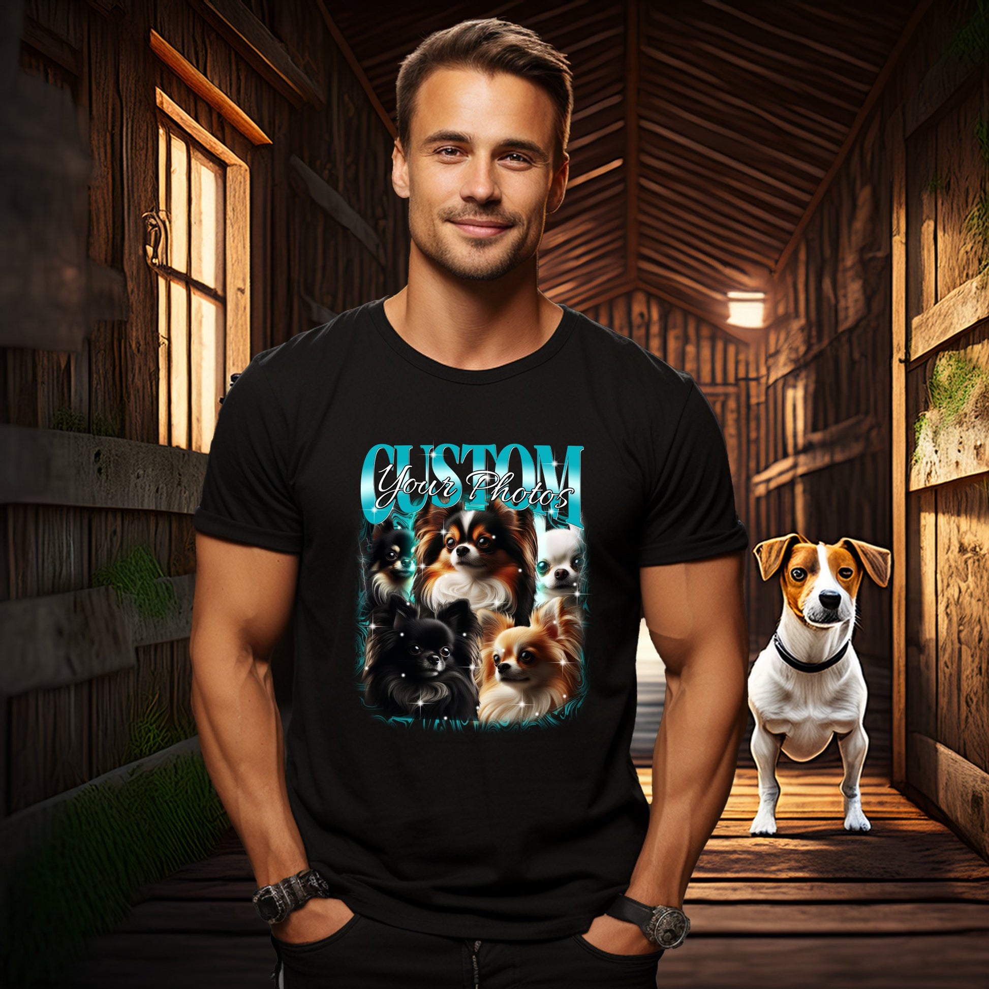 Custom Your Photo Dog Breed Shirt product