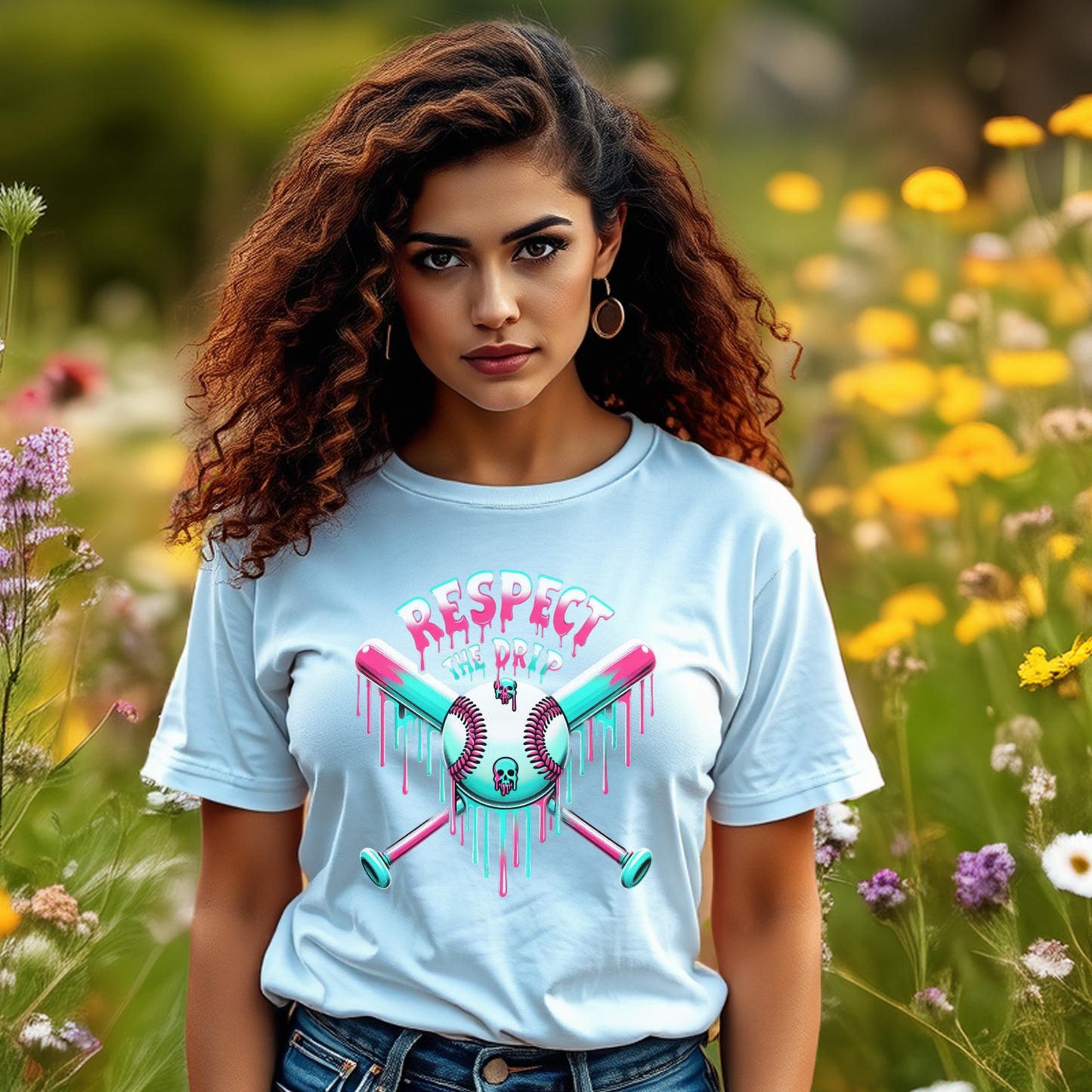 Women's Graphic Tee, Respect The Mic Print, Stylish Summer Casual T-Shirt, Cotton Top, Trendy Women's Fashion, Soft Comfort Fit