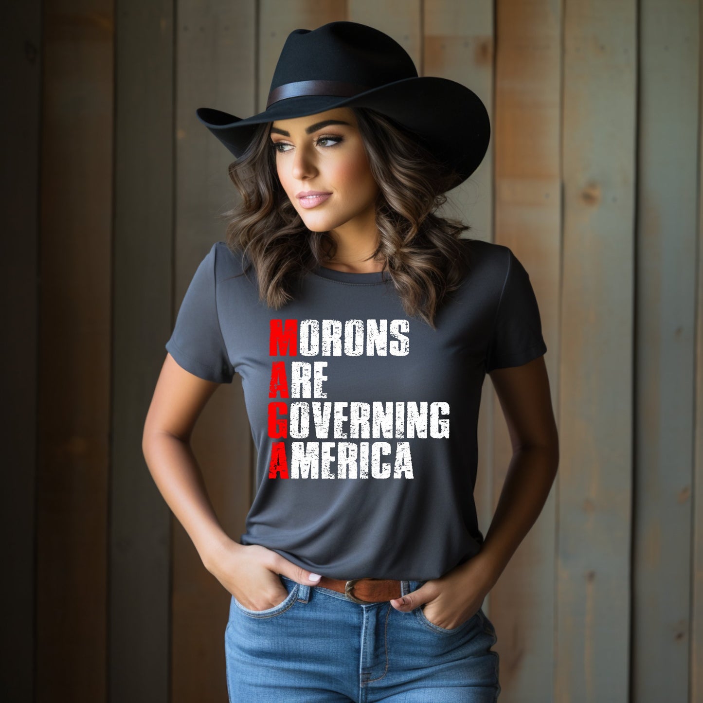 Morons Are Governing America Graphic T-shirt product type
