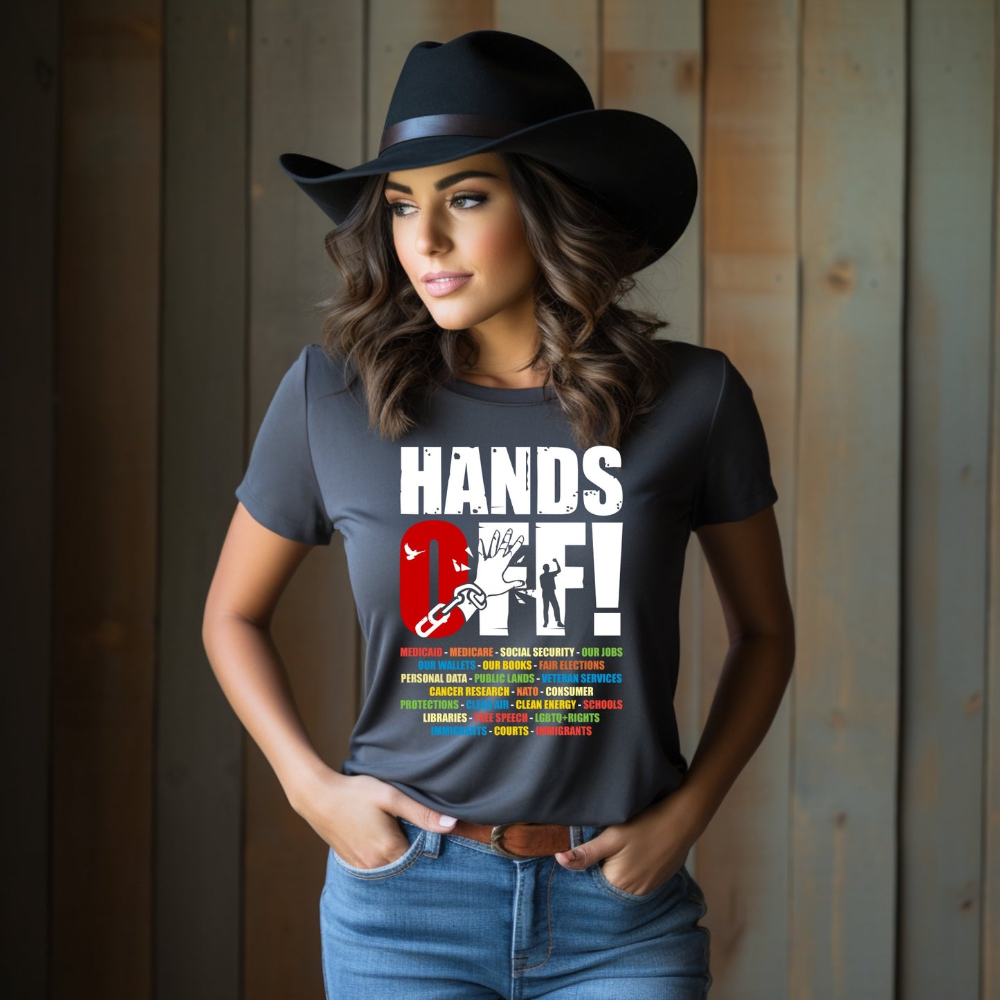 Hands Off Graphic T-Shirt Apparel product