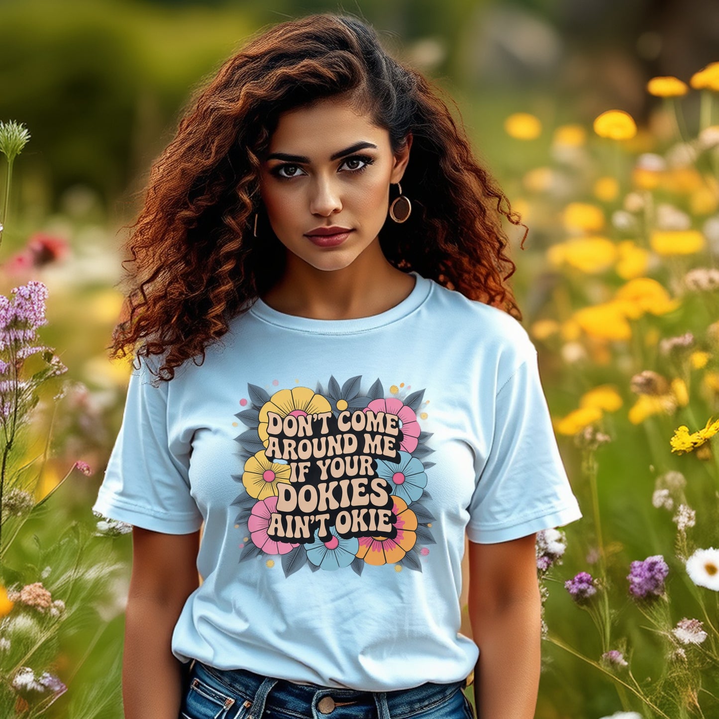 Women's Graphic Tee 'Don't Come Around If Your Cookies Ain't Ookie' Vintage Style T-Shirt