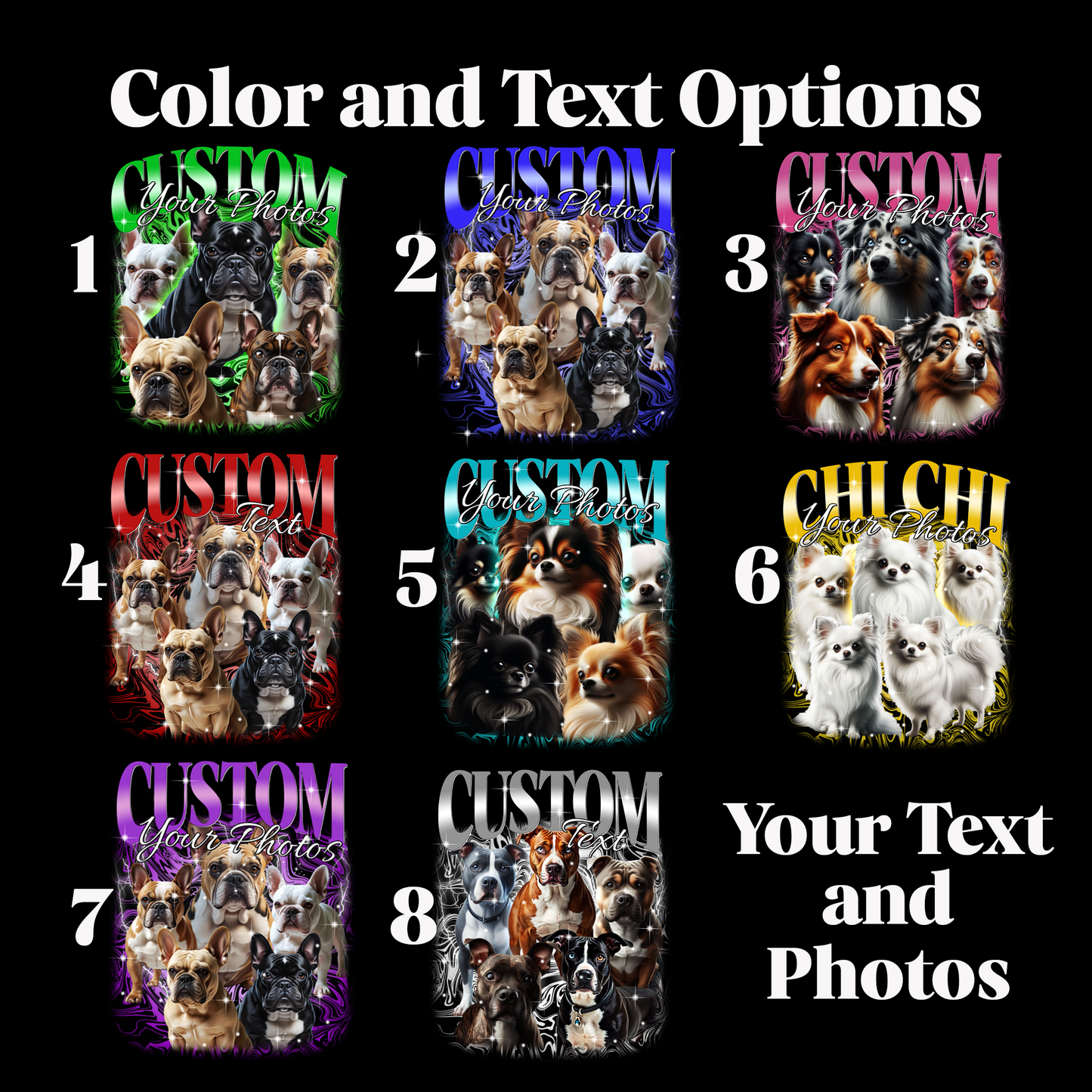Personalized Custom Text and Photos Blanket Product