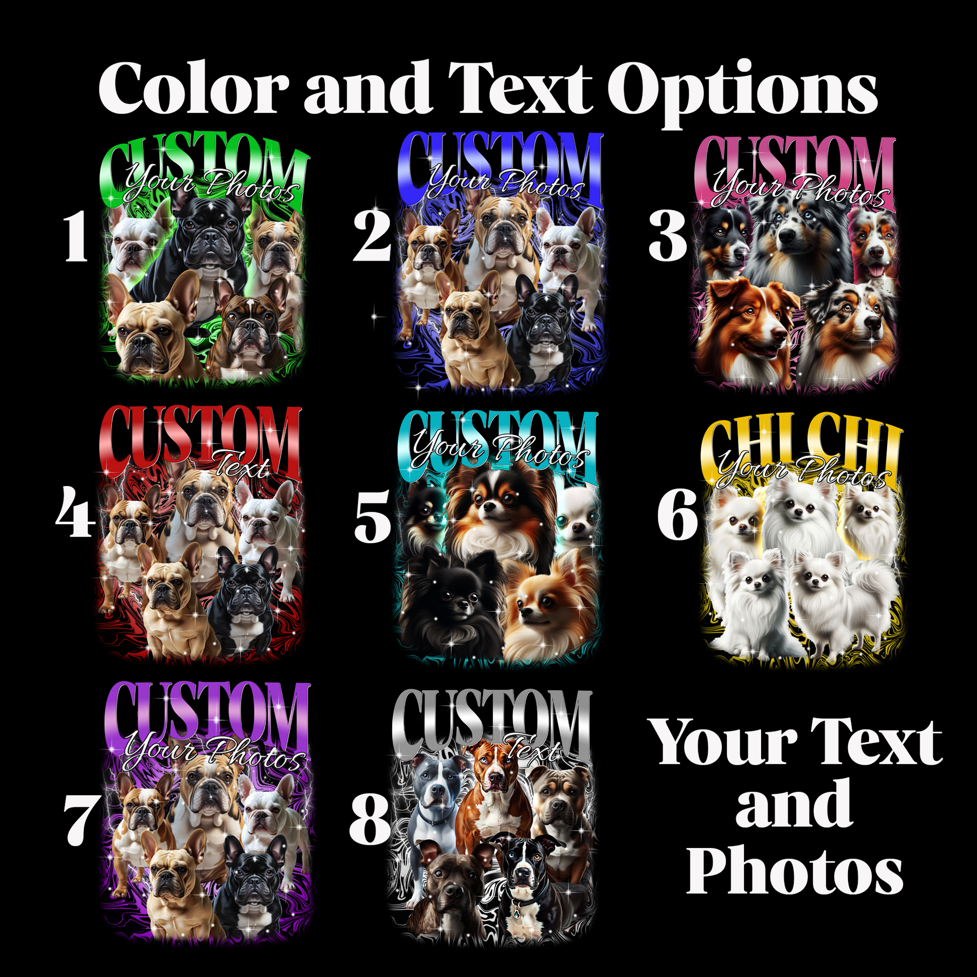 Personalized Custom Text and Photos Blanket Product