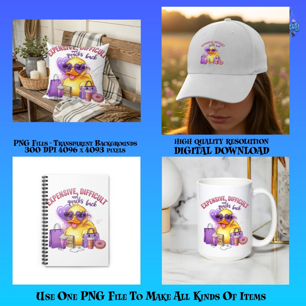 Cute Purple Dragon Coffee Mug, Notebook, Pillow, Cap Design PNG Digital Download Files