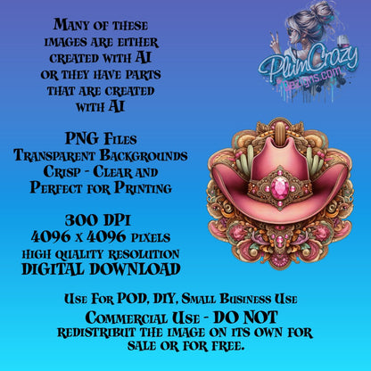 High Quality PNG Digital Download, Pink Jewel Crown Design, Perfect for DIY Projects, Commercial Use