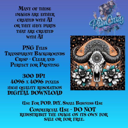 Bohemian Elephant Floral Dreamcatcher Graphic, High Resolution PNG, Digital Download for Commercial Use, DIY Crafts 4096x4096 Pixels