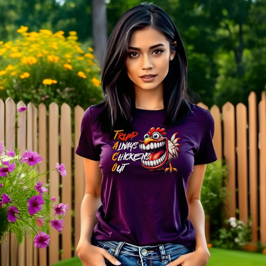 Trump Always Chickens Out Graphic Tee product type
