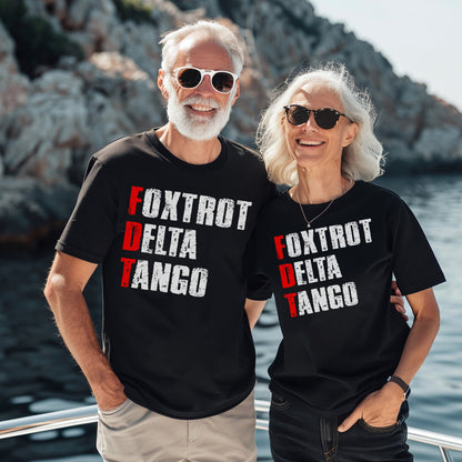 Foxtrot Delta Tango matching graphic shirt product