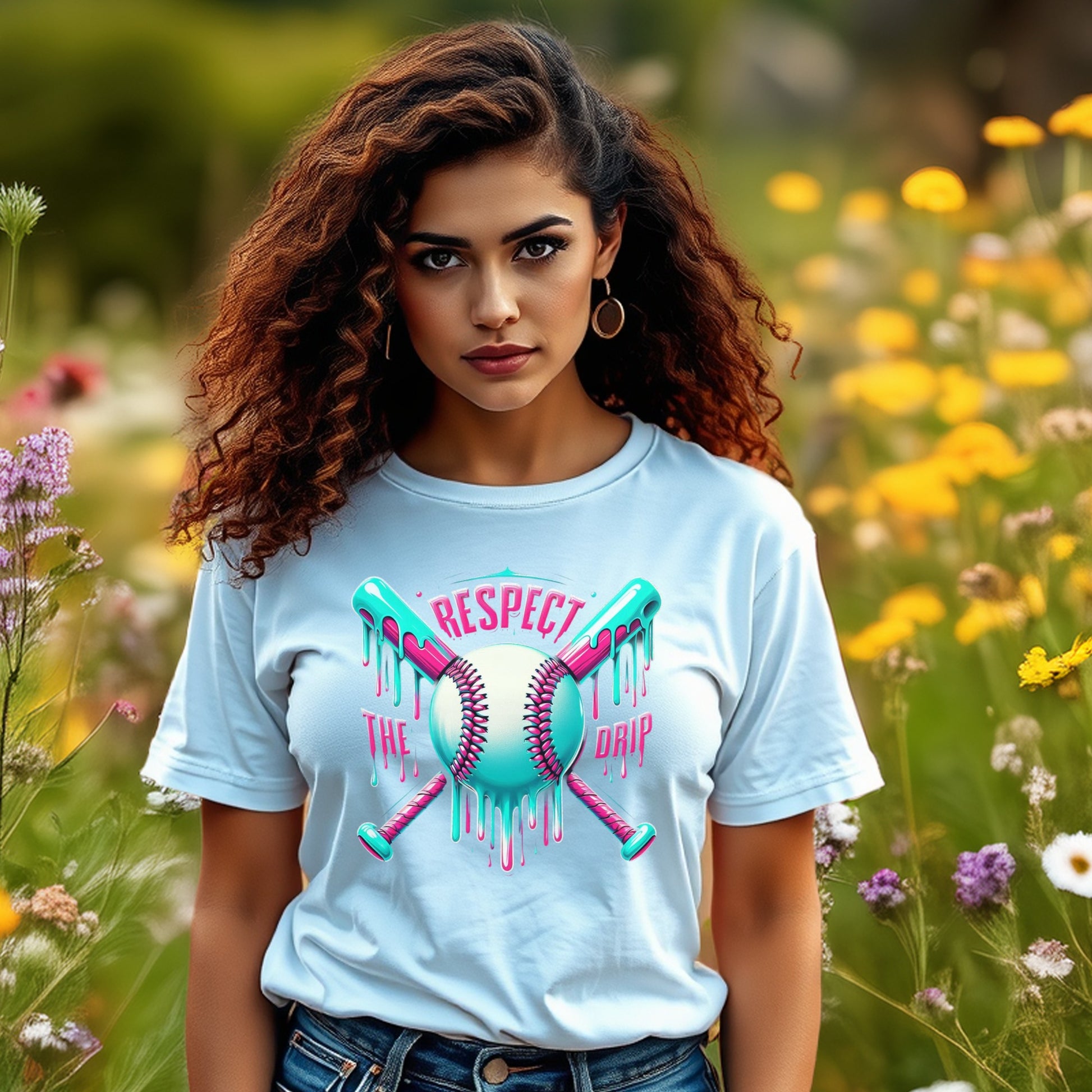 'Respect The Drip' Graphic T-Shirt, Trendy Hip Hop Style Tee, Soft Cotton Unisex Top, Fashion Statement Casual Wear
